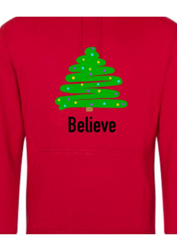 BELIEVE CHRISTMAS HOODIE - Ideal Christmas Birthday Present