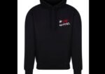HashTag #SH!T HAPPENS Hoodie embroidered - ideal Christmas or Birthday Present for Her or Him