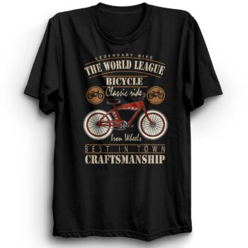 World League Bicycle Classic Ride Iron Wheels Tshirt Tee - Birthday Present Gift Fathers Mothers Day Present