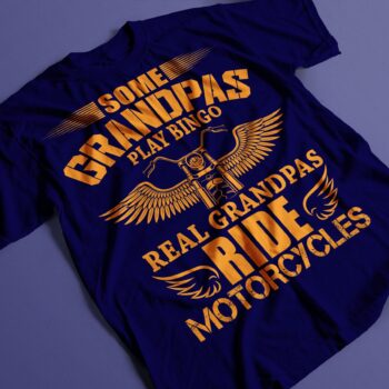 Some Grandpas play bingo, real Grandpas ride motorbikes