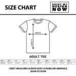 T-shirt Adult Size Brief Print My Design Now