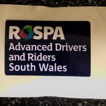 RoSPA South Wales Sticker - Small