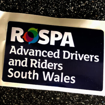 RoSPA South Wales Sticker - Large