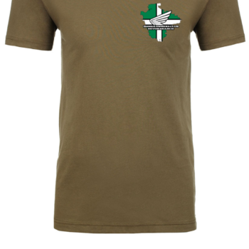 Army green mock up front