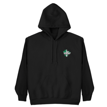 Small Print hoodie mock up