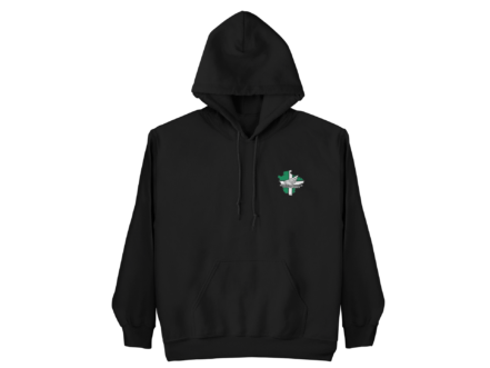 Small Print hoodie mock up