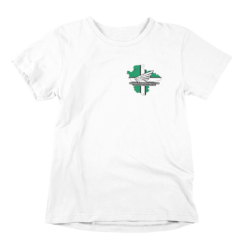 t-shirt white mock up front