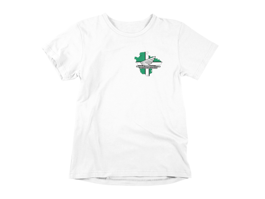 t-shirt white mock up front