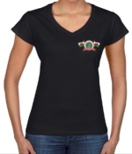 South Wales Female Bikers V Neck T-shirt
