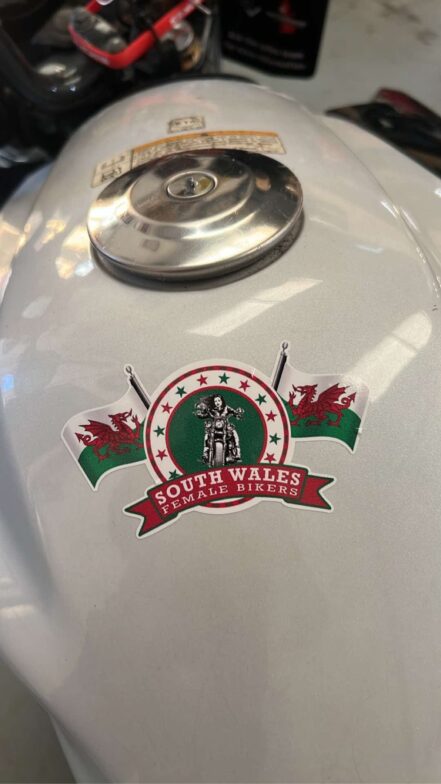 South Wales Female Bikers Stickers