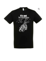It’s not the destination it’s the ride black t-shirt