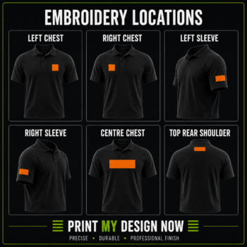 Embroidery Location