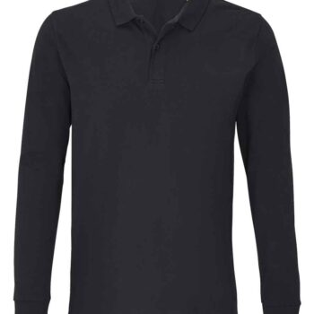 SOL'S Unisex Planet Organic Long Sleeve Piqué Polo Shirt