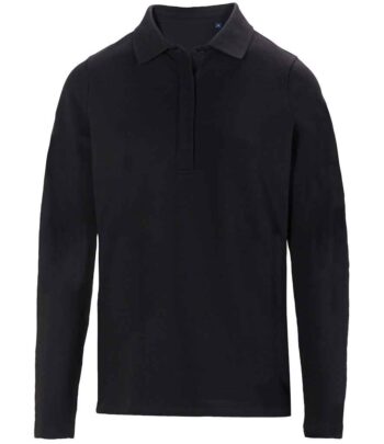 NEOBLU Ladies Owen Long Sleeve Piqué Polo Shirt