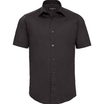 Russell Athletic Collection Short Sleeve Easy Care Fitted Shirt