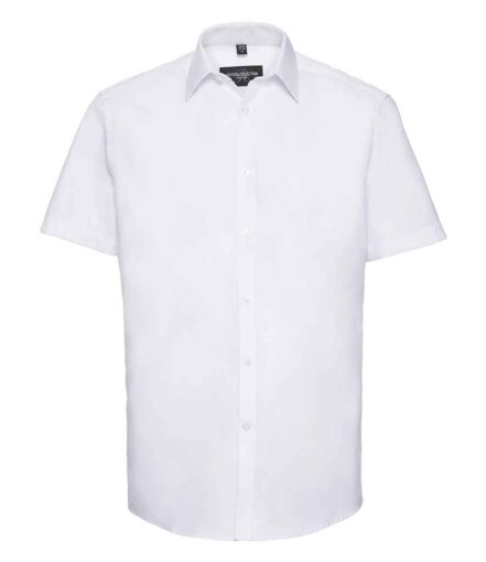 Russell Athletic Collection Short Sleeve Herringbone Shirt