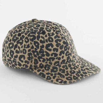 Beechfield Leopard Print 6 Panel Cap