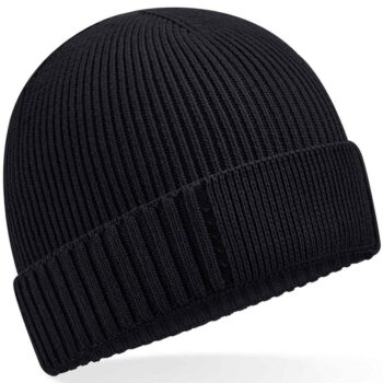 Beechfield Organic Cotton Engineered Patch Beanie