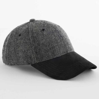 Beechfield Suede Peak Herringbone Cap