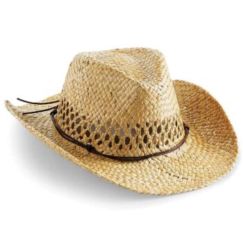 Beechfield Straw Cowboy Hat