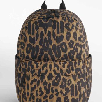 BagBase Leopard Print Mini Backpack