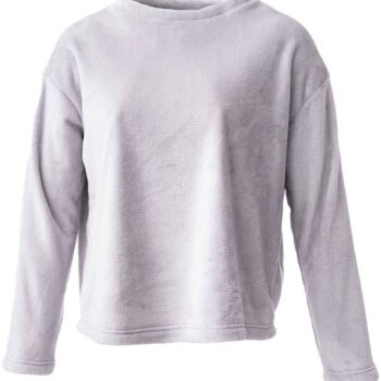 Brand Lab Ladies Plush Fleece Crew Neck Sweatshirt