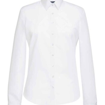 Brook Taverner Ladies Selene Long Sleeve Poplin Shirt