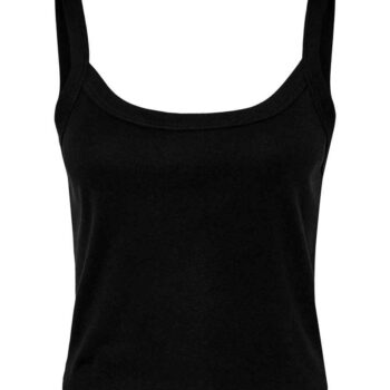 Bella Ladies Micro Rib Spaghetti Strap Tank Top