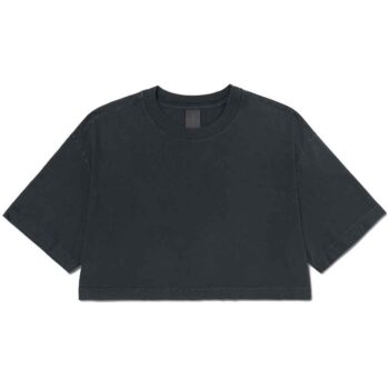 Bella Ladies Heavyweight Washed Cropped T-Shirt