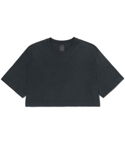 Bella Ladies Heavyweight Washed Cropped T-Shirt