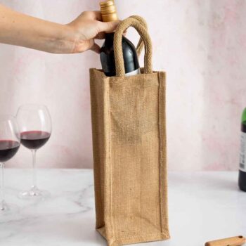 Brand Lab Jute Bottle Bag