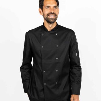 Dennys Long Sleeve Press Stud Chef's Jacket