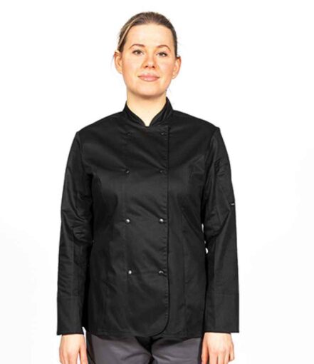 Dennys Ladies Long Sleeve Premium Chef's Jacket