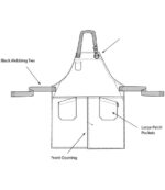 Dennys Canvas Apron with Front Split