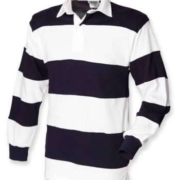 Front Row Sewn Stripe Rugby Shirt