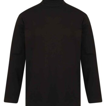 Henbury Long Sleeve Roll Neck Top