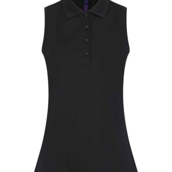 Henbury Ladies Sleeveless Coolplus® Polo Shirt
