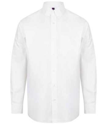 Henbury Long Sleeve Classic Oxford Shirt