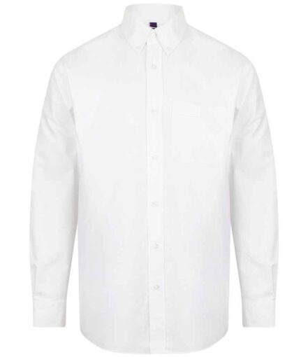 Henbury Long Sleeve Classic Oxford Shirt