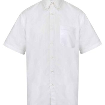 Henbury Short Sleeve Classic Oxford Shirt