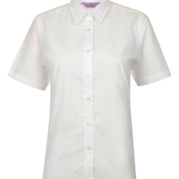 Henbury Ladies Short Sleeve Classic Oxford Shirt