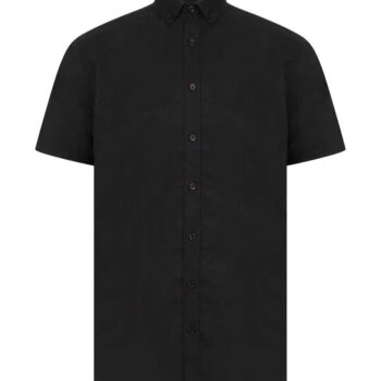 Henbury Modern Short Sleeve Regular Fit Oxford Shirt