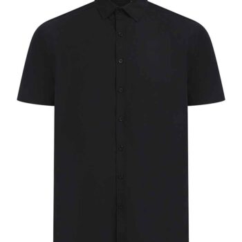 Henbury Short Sleeved Cotton Feel Coolplus® Shirt