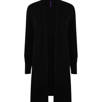 Henbury Ladies Longline Open Cardigan