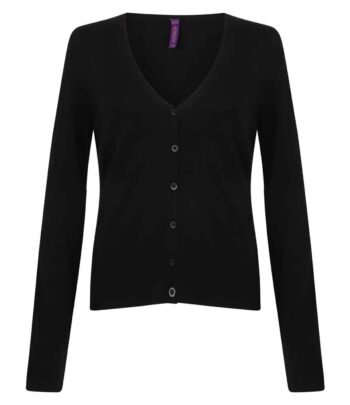 Henbury Ladies Lightweight V Neck Cardigan