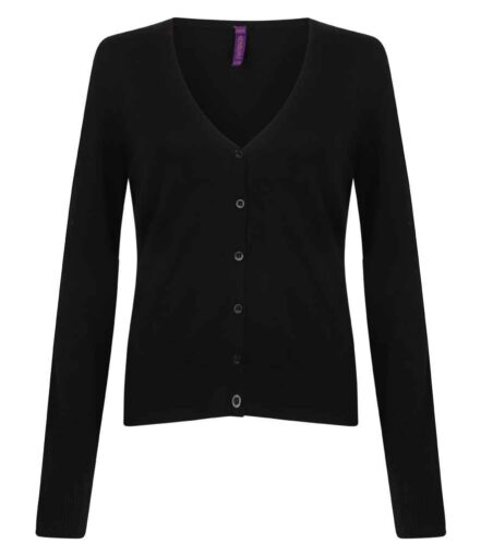 Henbury Ladies Lightweight V Neck Cardigan