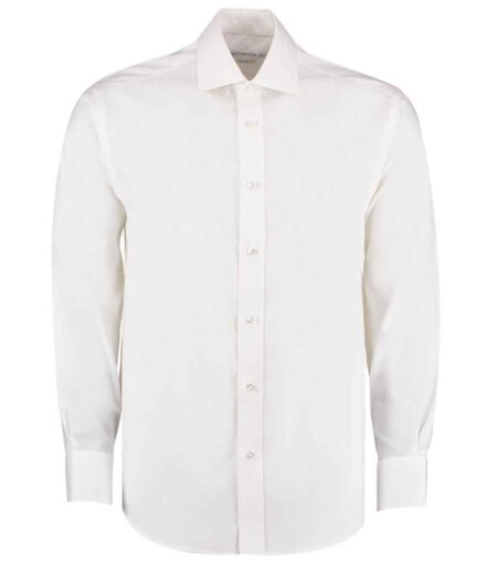 Kustom Kit Premium Long Sleeve Classic Fit Oxford Shirt