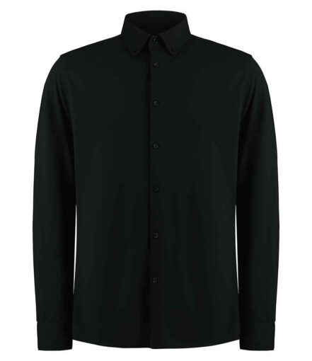 Kustom Kit Long Sleeve Superwash® 60°C Piqué Shirt