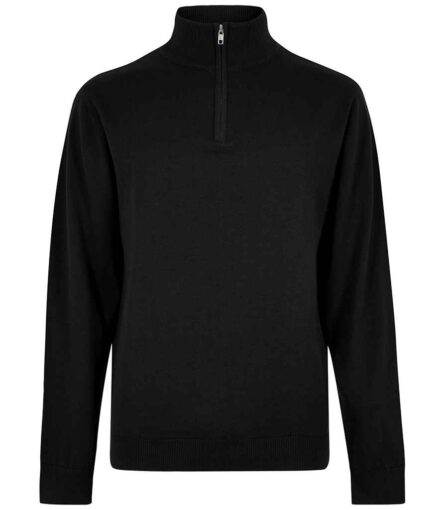 Kustom Kit Regular Fit Arundel 1/4 Zip Sweater