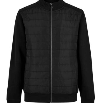 Kustom Kit Regular Fit Quilted Full Zip Sweat Jacket